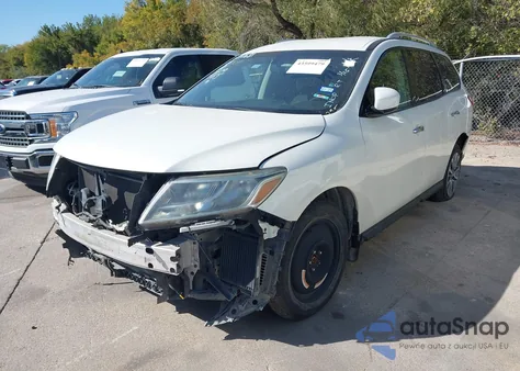 2015 Nissan Pathfinder Sv из США, поврежденный, VIN 5N1AR2MN9FC684061